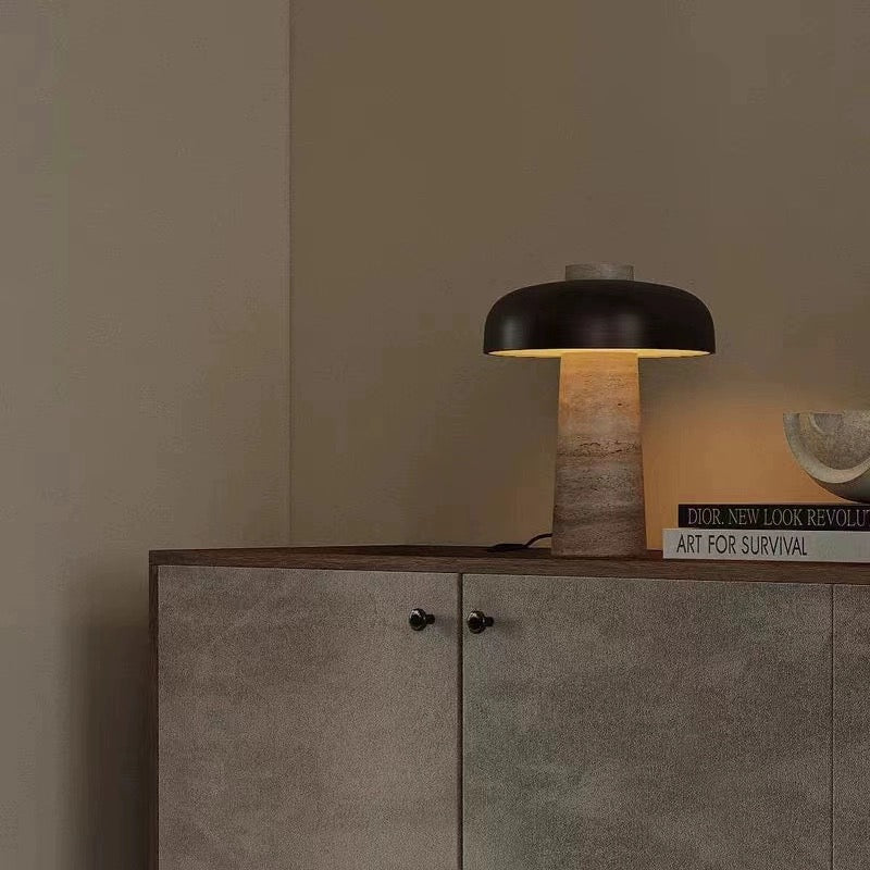 Natural Stone Desk Lamp Design