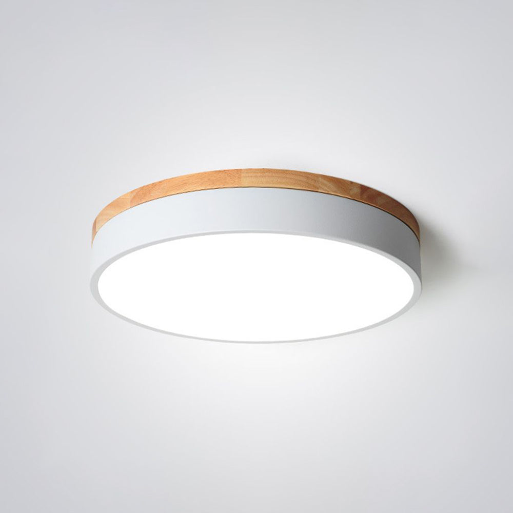 Nordic LED Round Flush Mount Ceiling Light – Modern Design