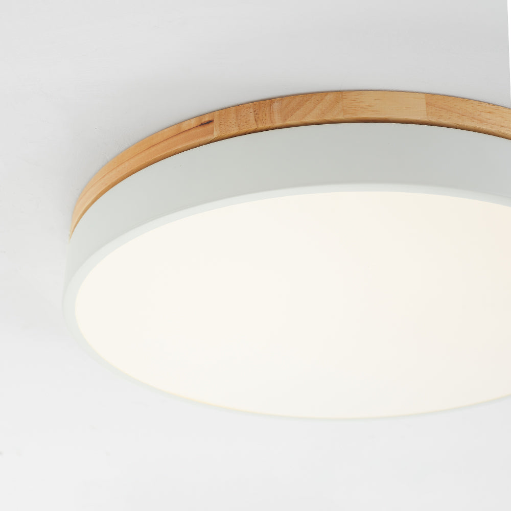 Nordic LED Round Flush Mount Ceiling Light – Modern Design