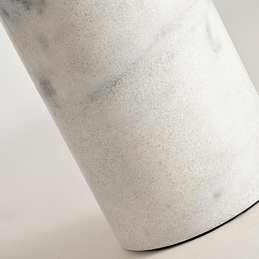 Contemporary Nordic Lamp – Marble Base, Flared Shade
