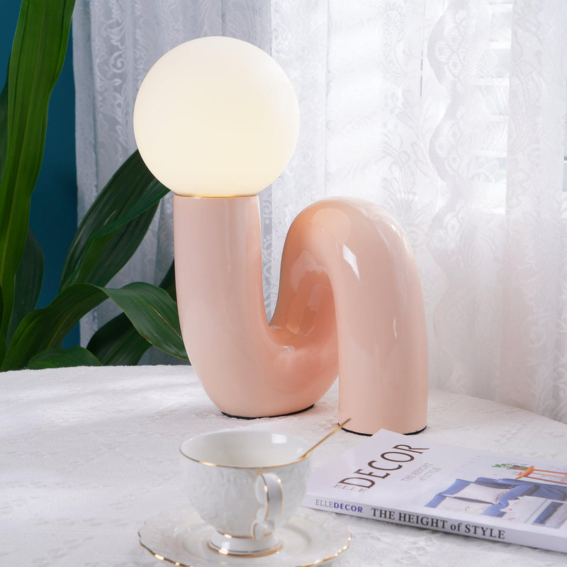 Nordic N Shape Table Lamp – Minimalist Design