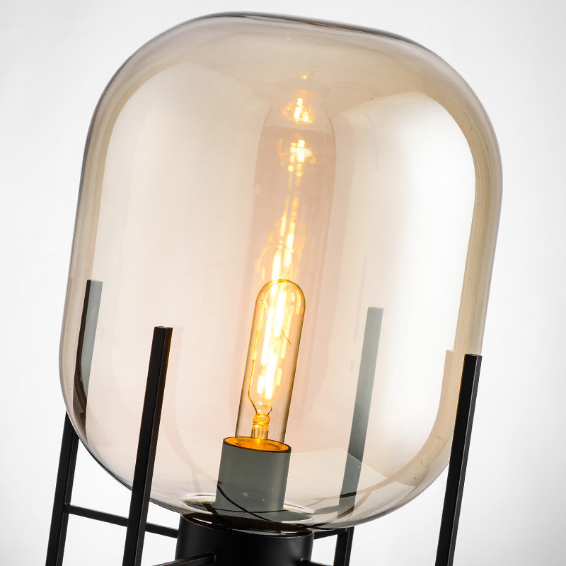 Nordic Style Glass Floor Lamp