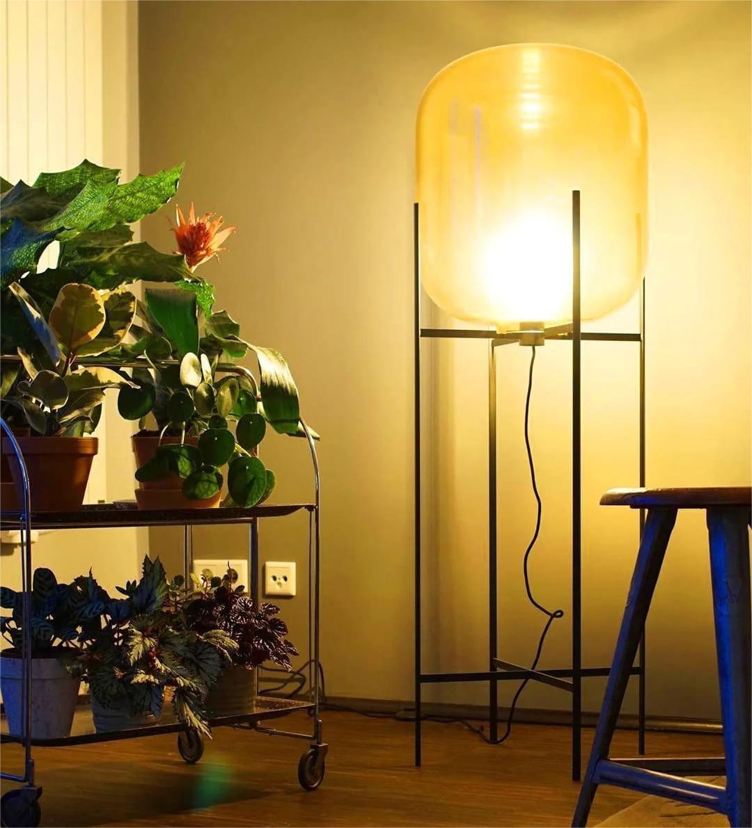 Nordic Style Glass Floor Lamp