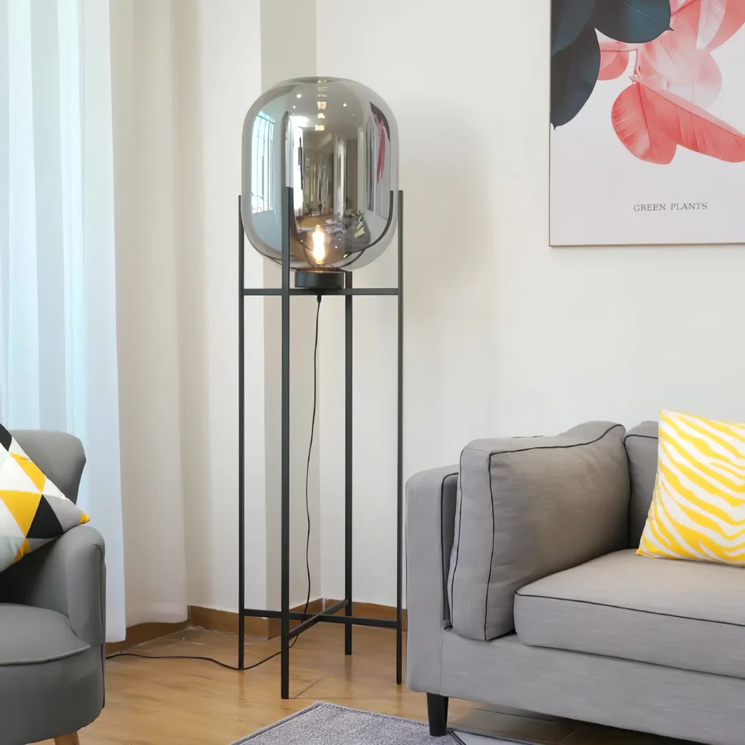 Nordic Style Glass Floor Lamp