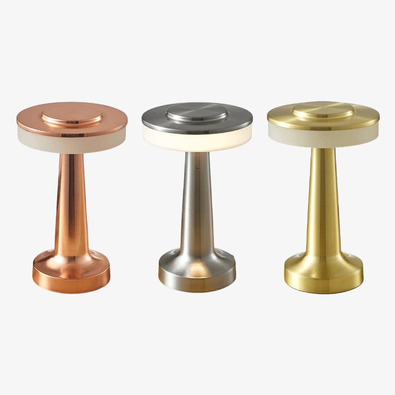 Rechargeable LED Table Lamp – Modern Mushroom Design