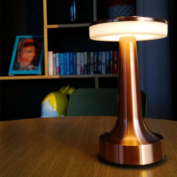 Rechargeable LED Table Lamp – Modern Mushroom Design