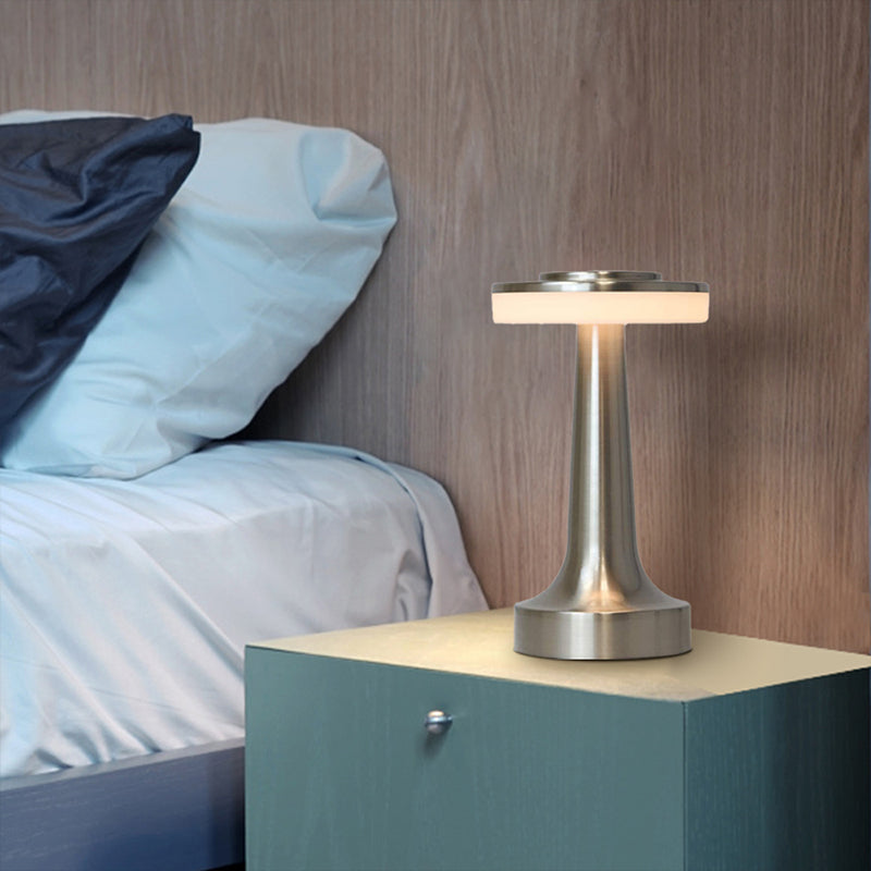 Rechargeable LED Table Lamp – Modern Mushroom Design