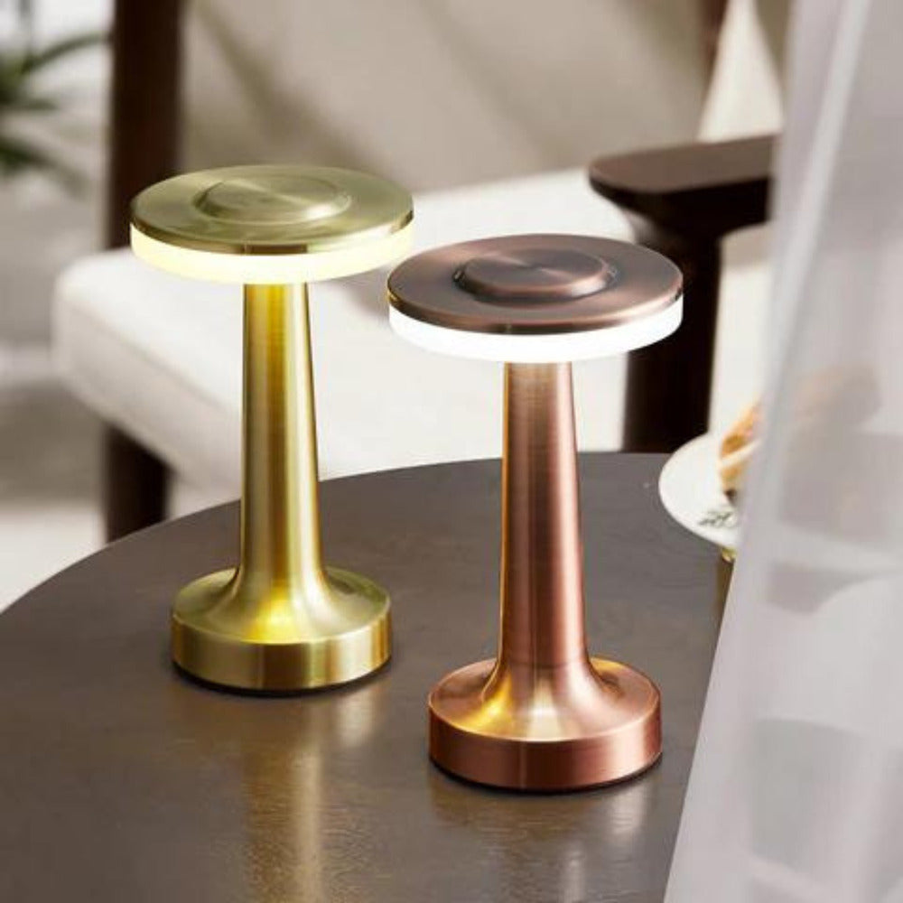 Rechargeable LED Table Lamp – Modern Mushroom Design