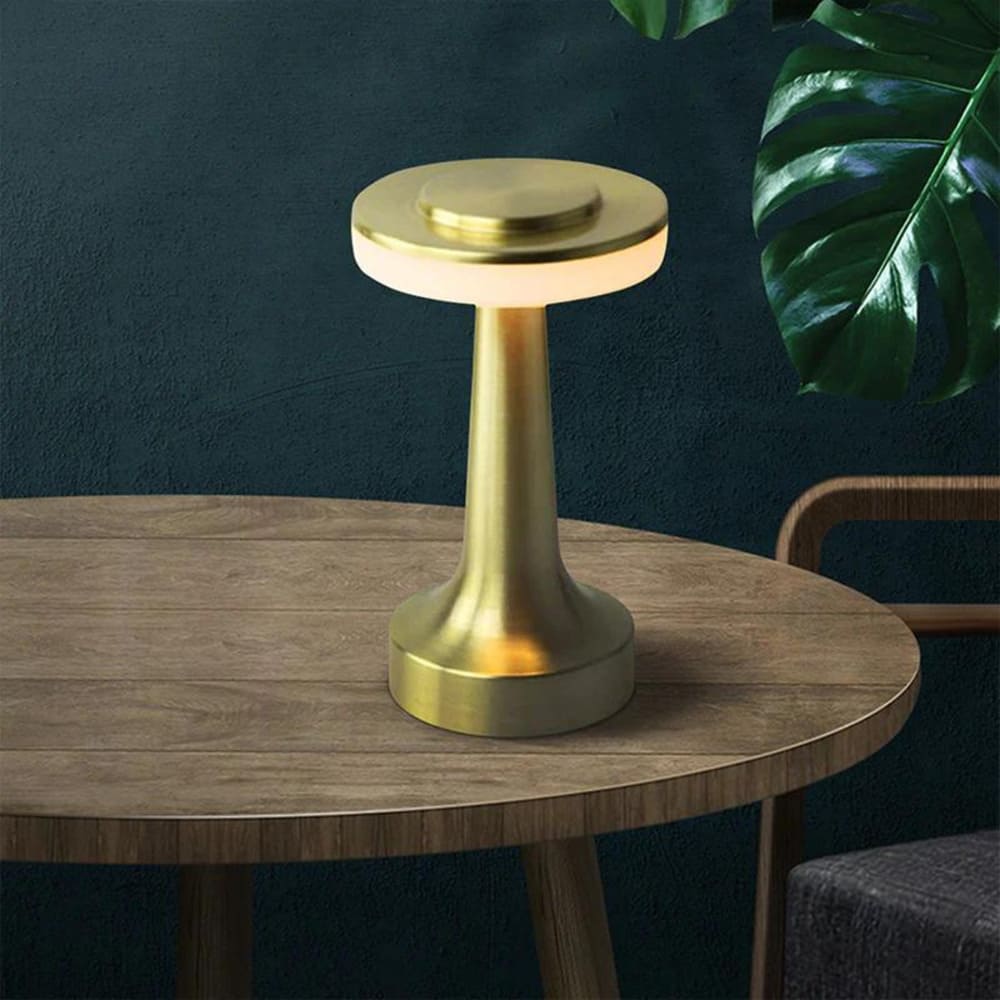 Rechargeable LED Table Lamp – Modern Mushroom Design
