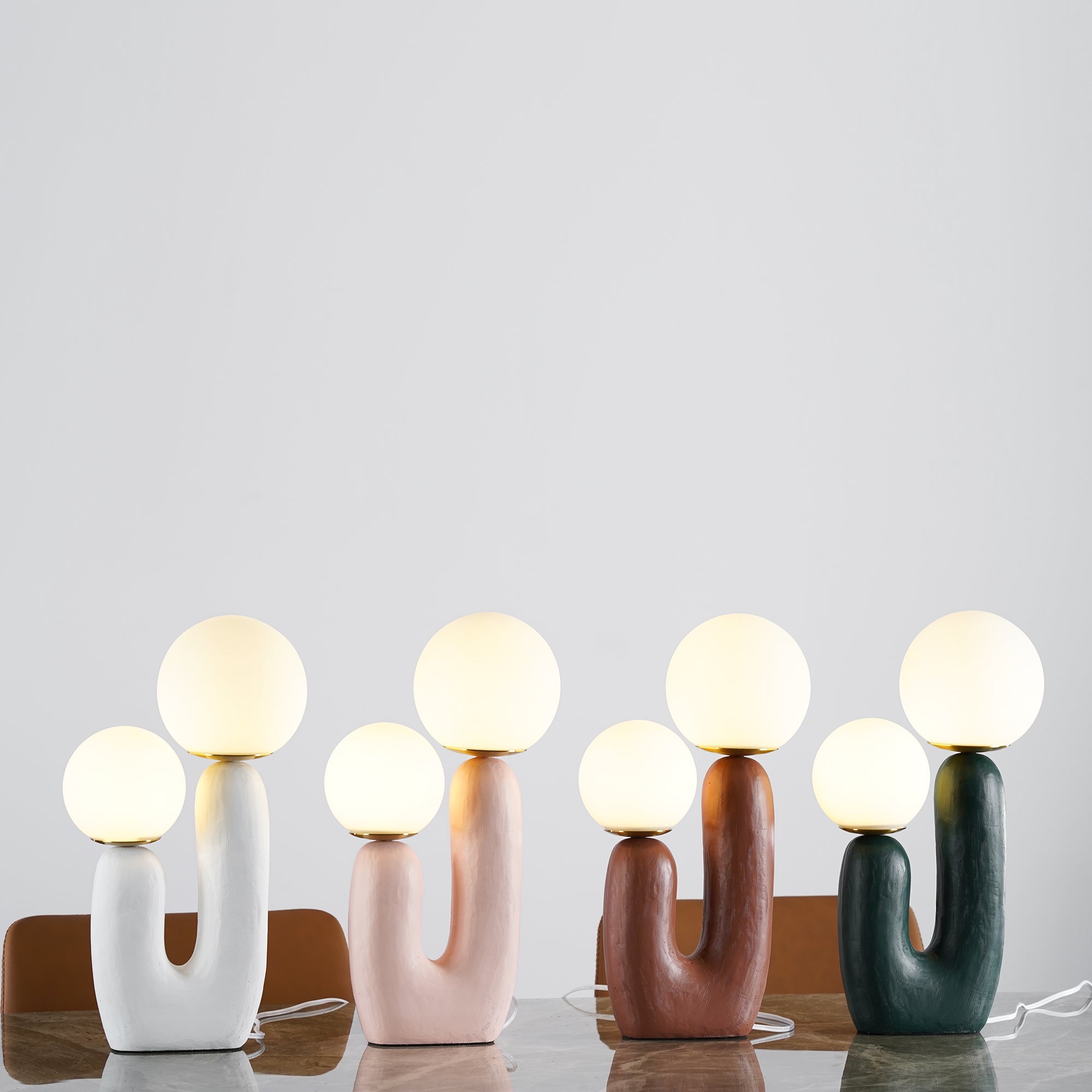 Resin Table Lamp – Modern Nordic Design & LED Light