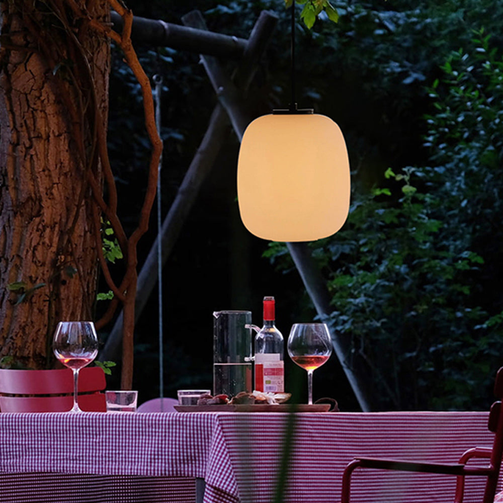 Retro Lantern Pendant Light – Outdoor Waterproof Elegance