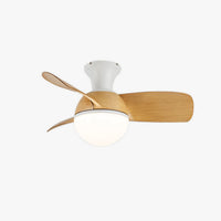 Sleek 3-Blade Ceiling Fan with LED Light – 3 Color Settings