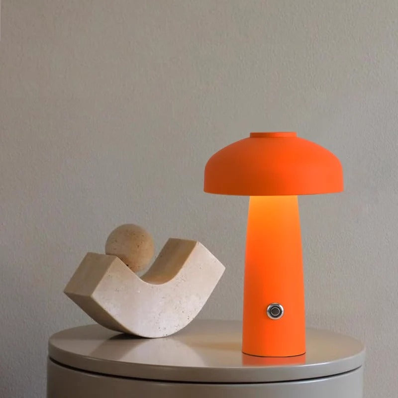 Sleek Mushroom Design Table Lamp