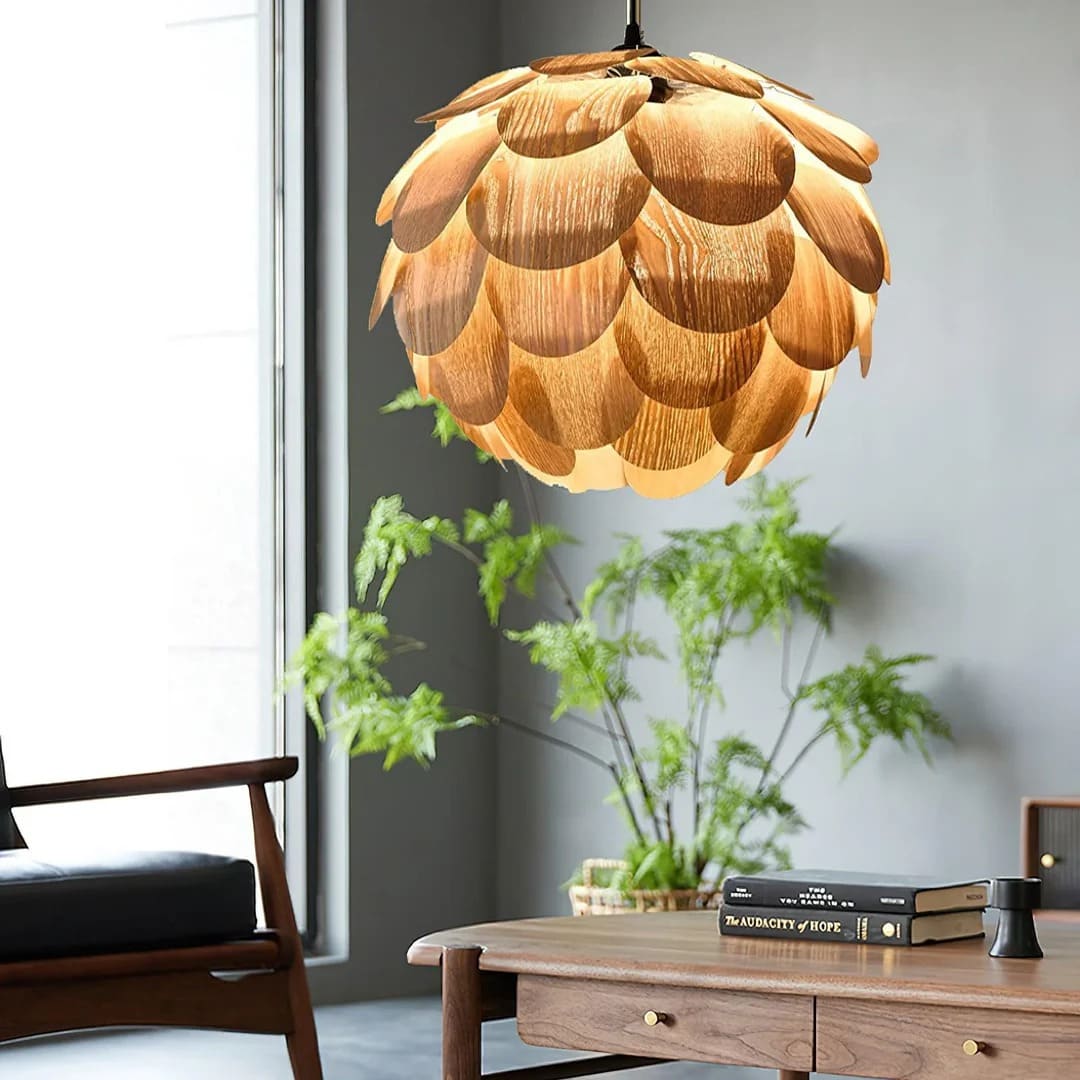 Sophisticated Pinecone Pendant Light Fixture