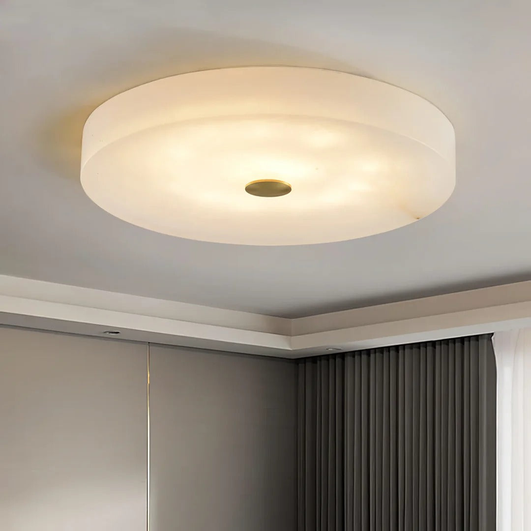 Sophisticated Alabaster Ceiling Lamp Design