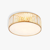 Sparkling Crystal Ceiling Flush Light