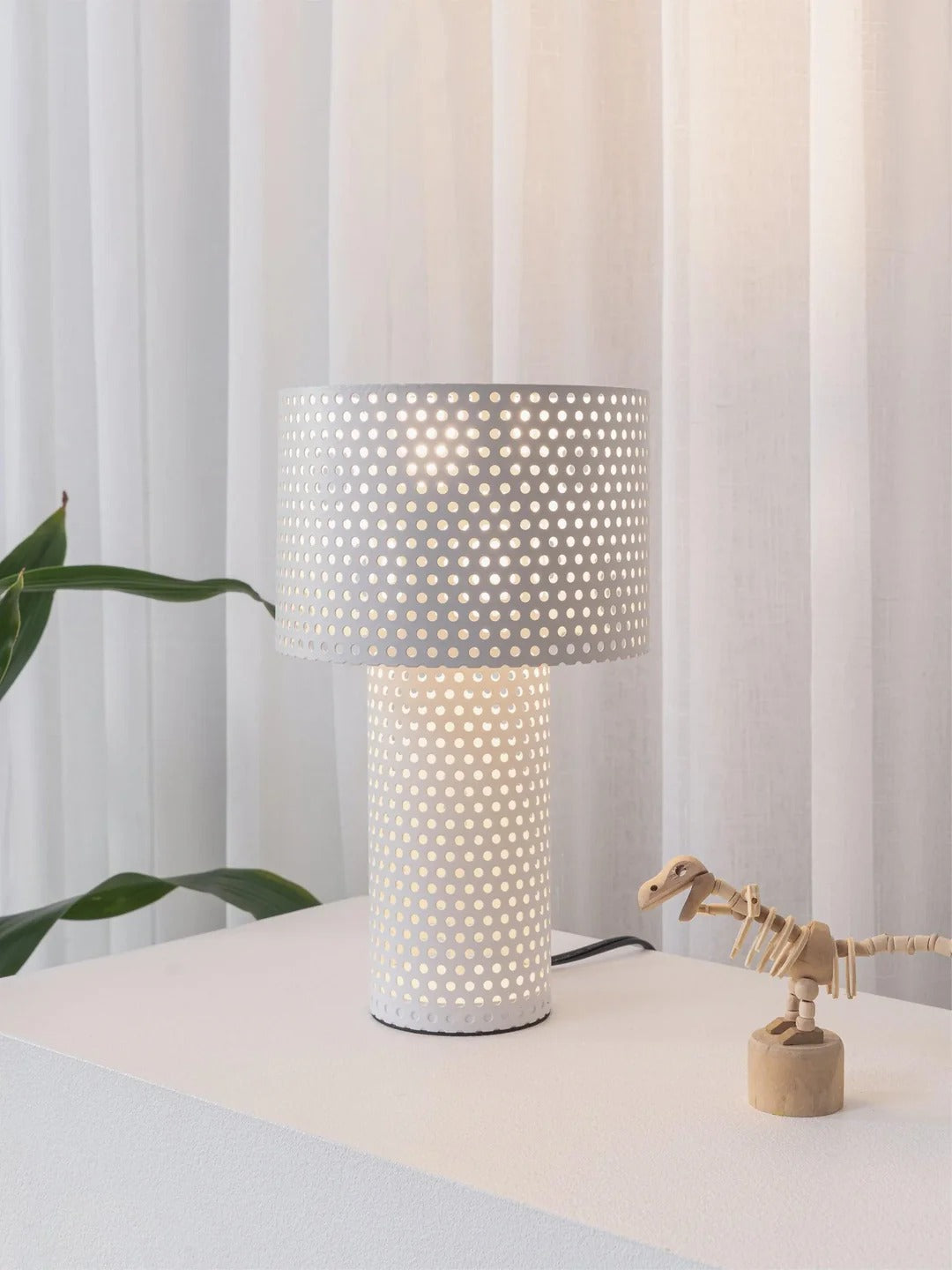 Stylish Table Lamp – Unique Modern Grid Design