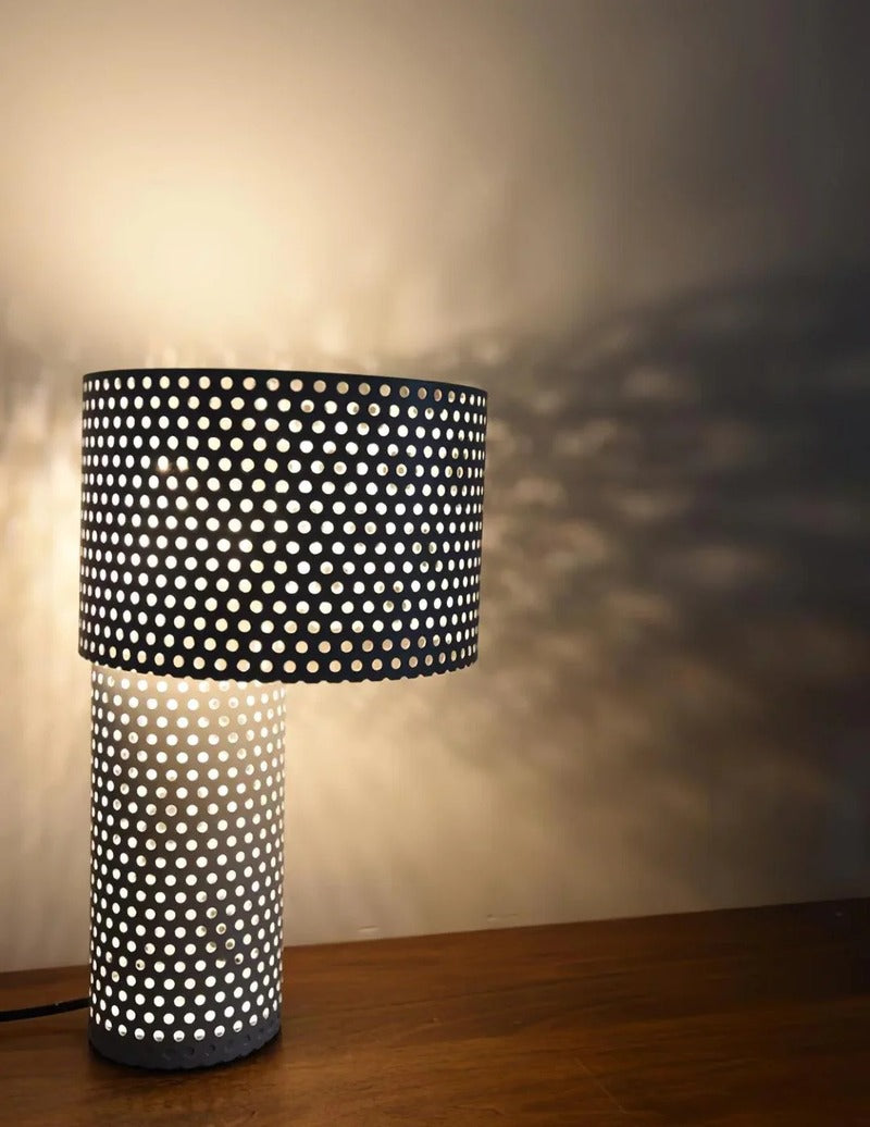 Stylish Table Lamp – Unique Modern Grid Design