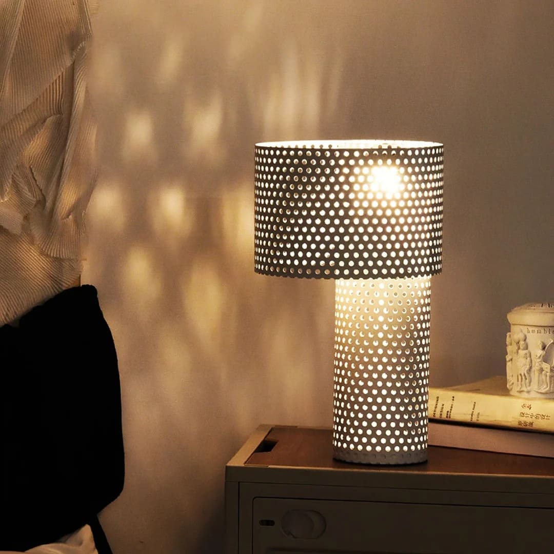 Stylish Table Lamp – Unique Modern Grid Design