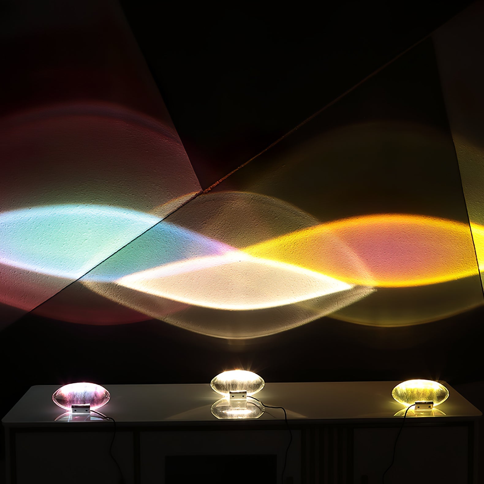 Sunlight Crystal Table Lamp – Ethereal Light Design