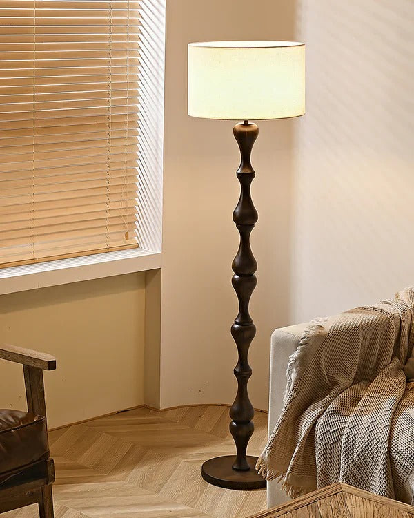 Timeless Charm Log Floor Lamp