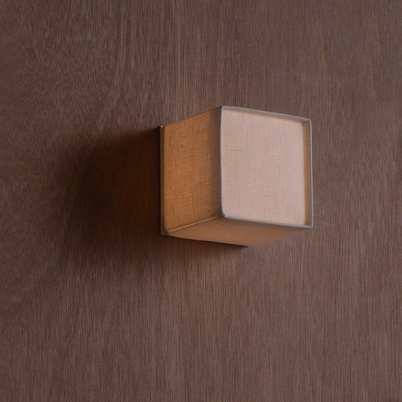 Tranquil Japanese Square Wall Lamp