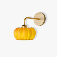 Unique Pumpkin Wall Light Fixture