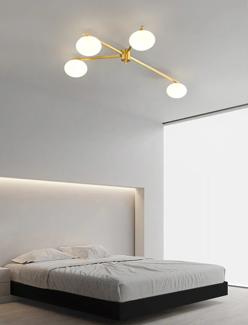 Versatile Multi-Head Ceiling Lamp – Soft Lighting