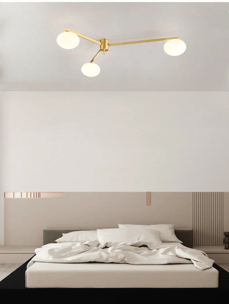 Versatile Multi-Head Ceiling Lamp – Soft Lighting