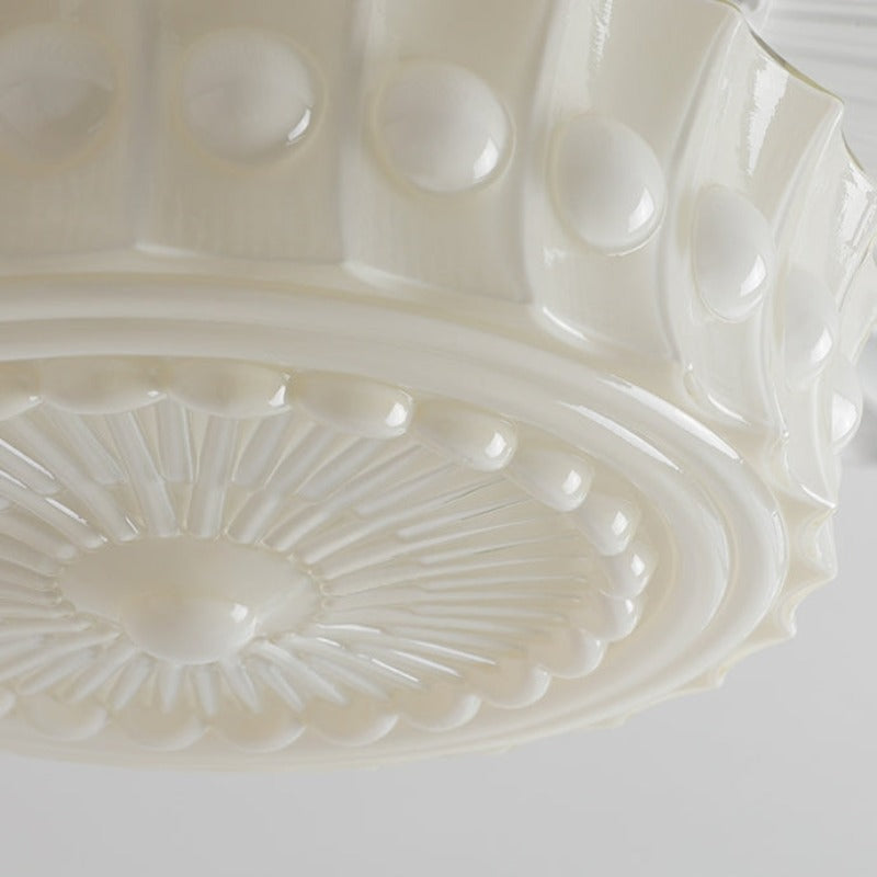 Vintage French Round Pendant Lamp – Modern Elegance