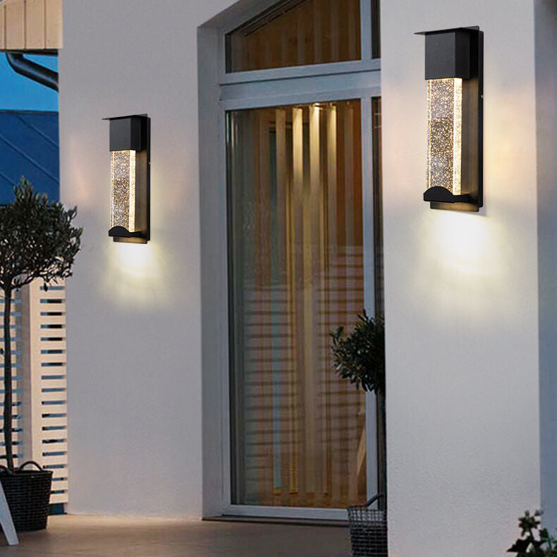 Waterproof Crystal Outdoor Wall Lamp – LED, Indoor/Outdoor Use