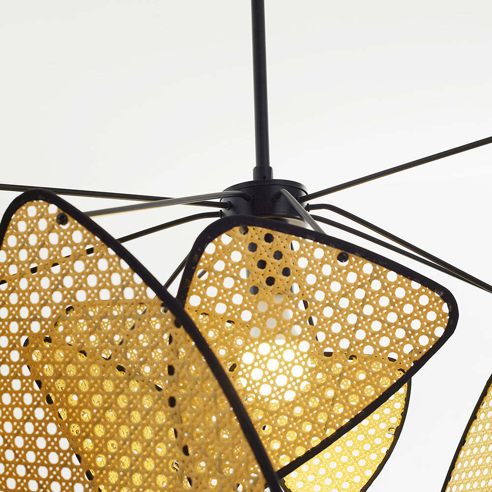 Woven Rattan Ceiling Lamp – Natural & Airy Design