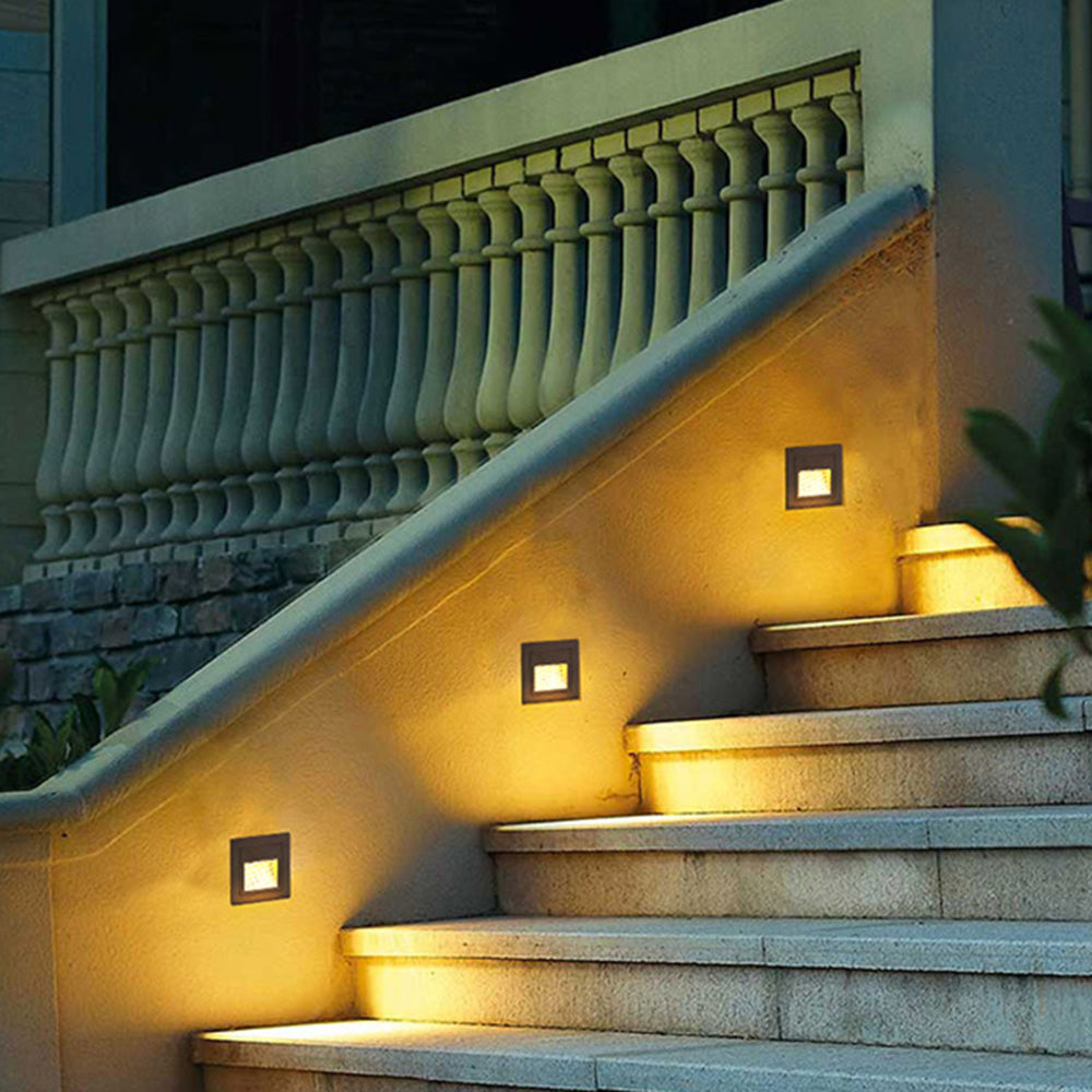 Contemporary Outdoor Motion-Enabled Step Light