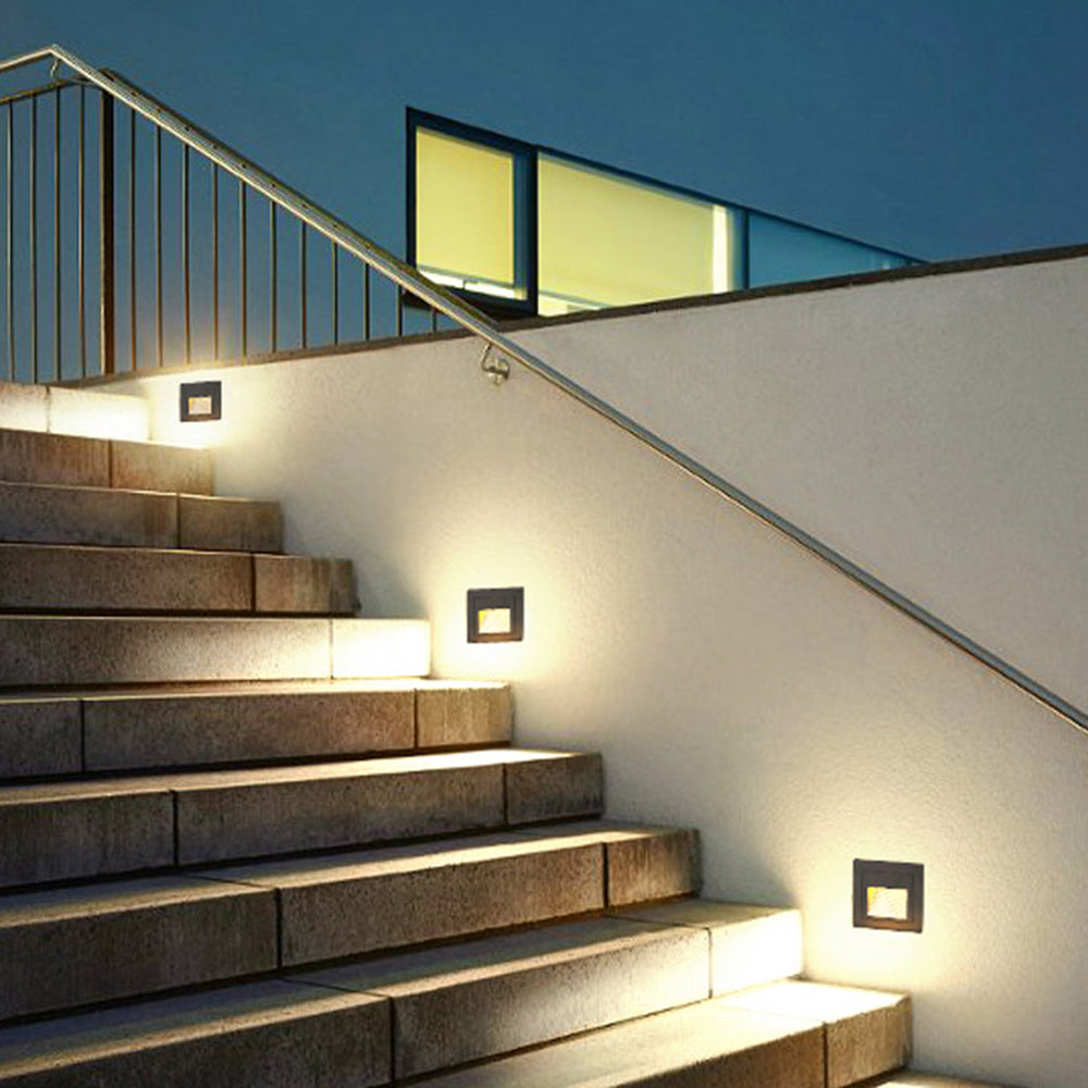 Contemporary Outdoor Motion-Enabled Step Light