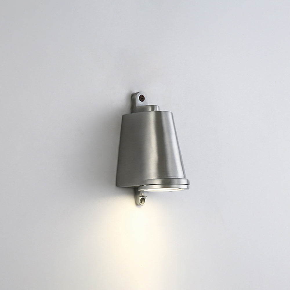 Industrial Metal Bell-Shaped Waterproof Outdoor Wall Lamp for Corridors and Balconies