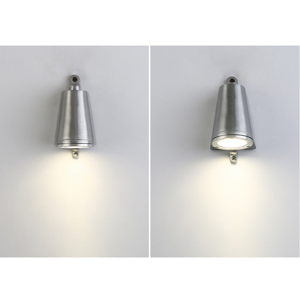 Industrial Metal Bell-Shaped Waterproof Outdoor Wall Lamp for Corridors and Balconies