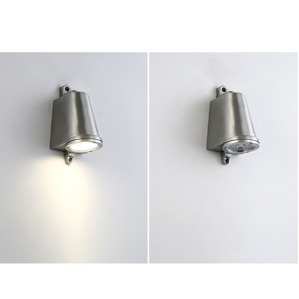 Industrial Metal Bell-Shaped Waterproof Outdoor Wall Lamp for Corridors and Balconies
