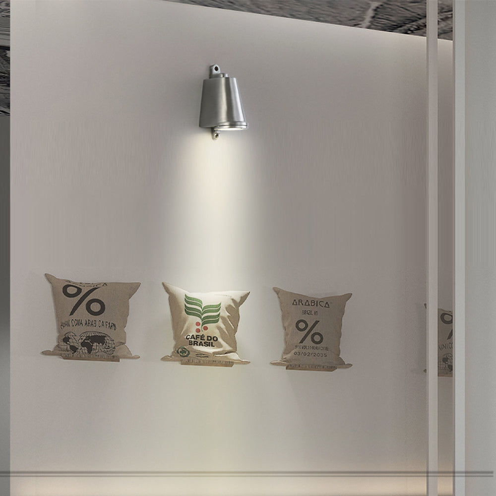 Industrial Metal Bell-Shaped Waterproof Outdoor Wall Lamp for Corridors and Balconies