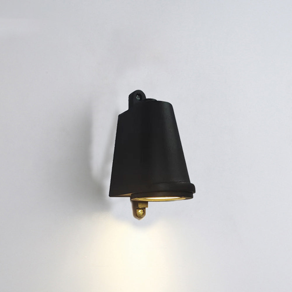 Industrial Metal Bell-Shaped Waterproof Outdoor Wall Lamp for Corridors and Balconies