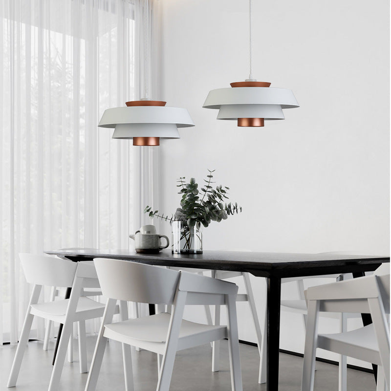 Minimalist Pendant Light & Metal Dome Shade
