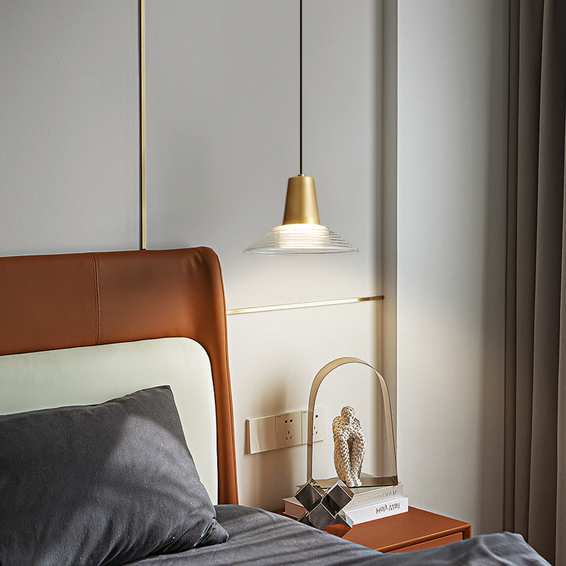 Minimalist Pendant Light & Modern Glass Shade