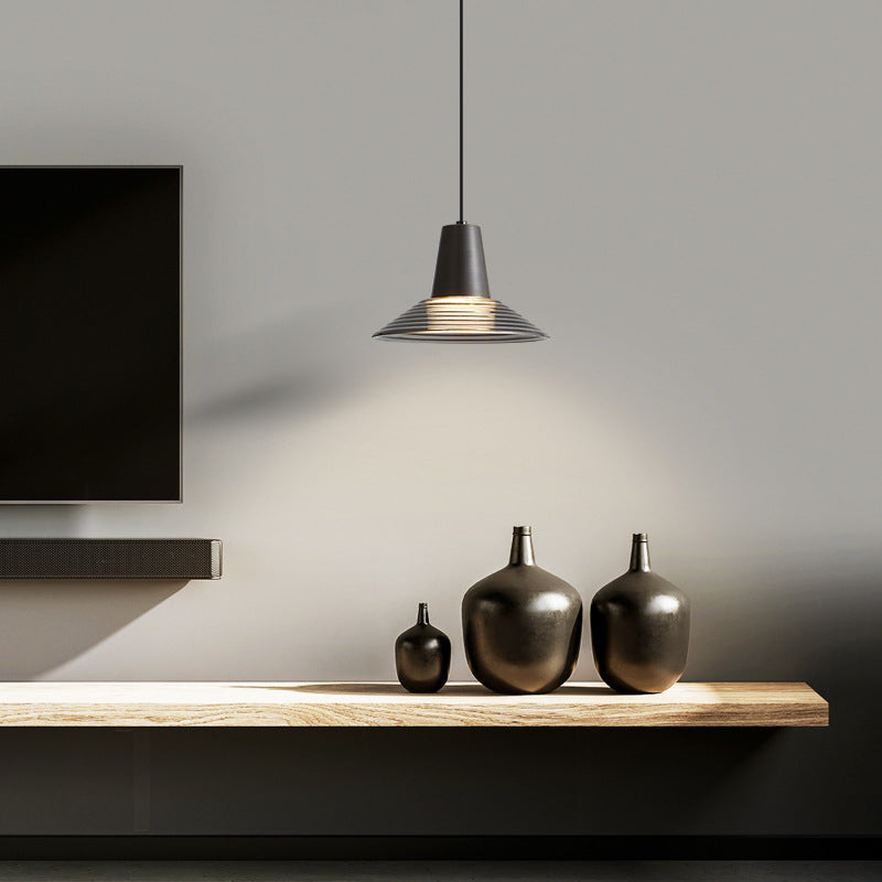 Minimalist Pendant Light & Modern Glass Shade