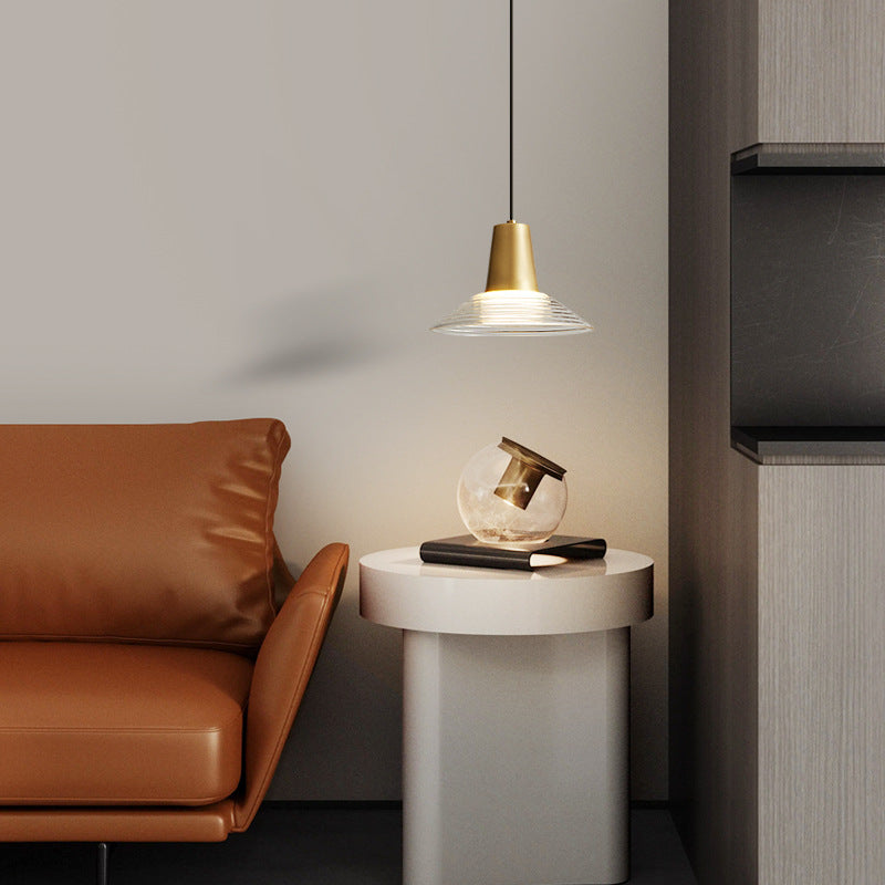 Minimalist Pendant Light & Modern Glass Shade