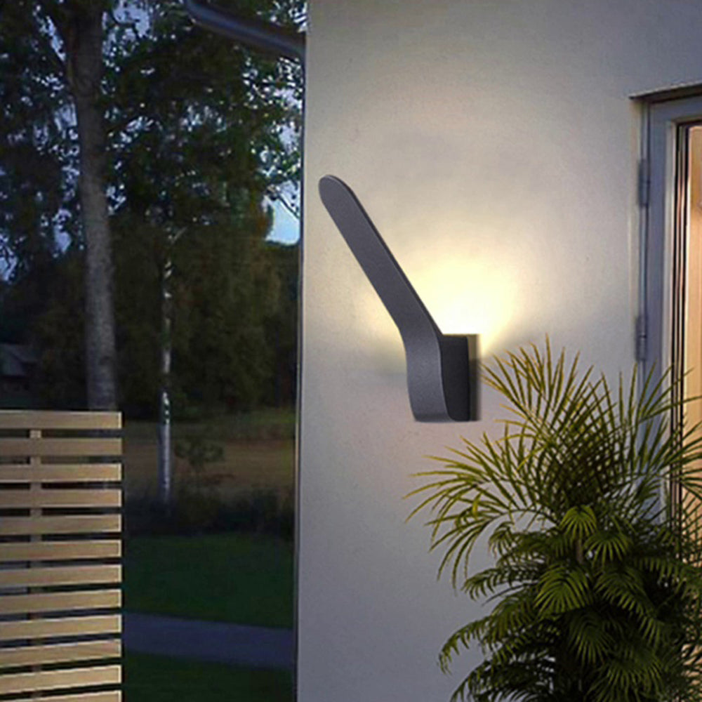 Minimalist Tilt LED Outdoor Wall Lamp – Waterproof and Modern Design