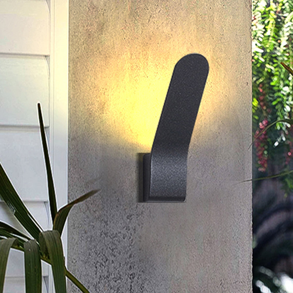 Minimalist Tilt LED Outdoor Wall Lamp – Waterproof and Modern Design
