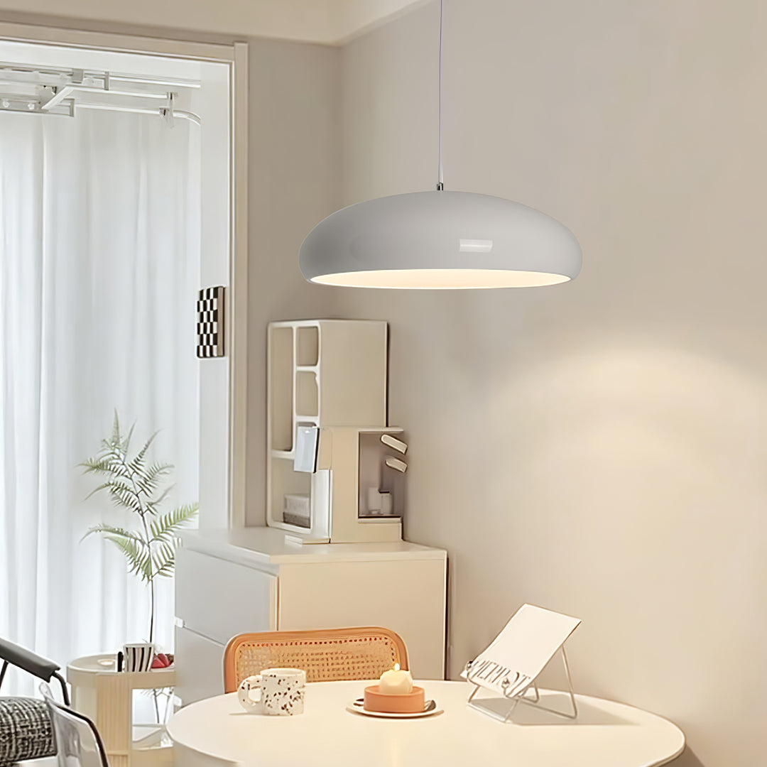 Bauhaus Smooth Semi-Elliptical Dome Pendant Light