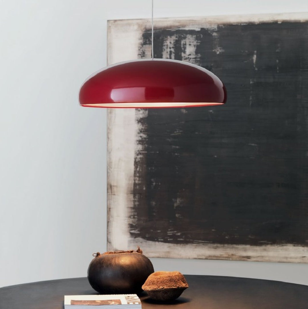 Bauhaus Smooth Semi-Elliptical Dome Pendant Light