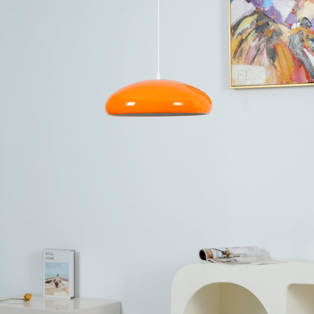 Bauhaus Smooth Semi-Elliptical Dome Pendant Light