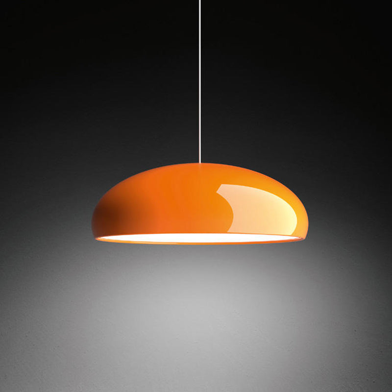 Bauhaus Smooth Semi-Elliptical Dome Pendant Light