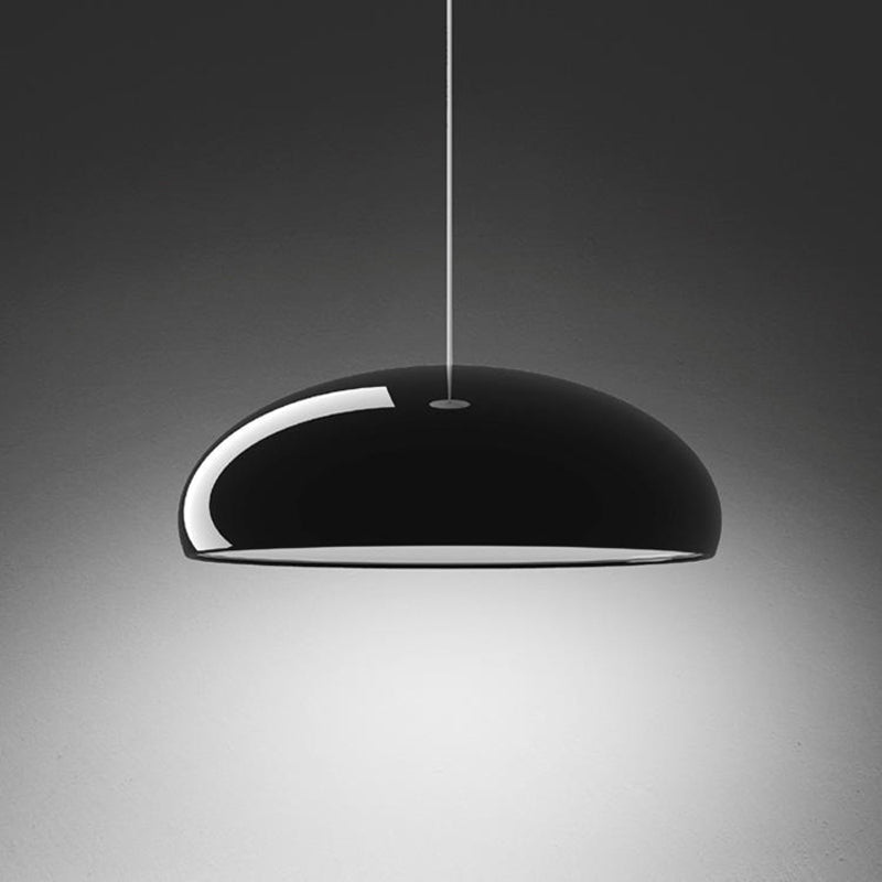 Bauhaus Smooth Semi-Elliptical Dome Pendant Light